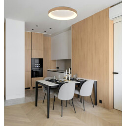Niseko II Ring Ceiling 78cm 58W LED, 2700K-5000K Tuneable, 4700lm, Remote Control, Wood, 3yrs Warranty - thumbnail 3