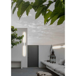 Lotus 1.2m Wall Lamp, 18W LED, 3000K, 1900lm, IP54, Anthracite, 3yrs Warranty - thumbnail 5