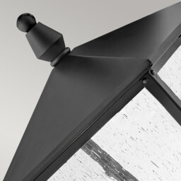 Hinkley Huntersfield Outdoor Pedestal Light Black, IP44 - thumbnail 3