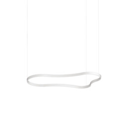 Waves 155cm Integrated LED Pendant Ceiling Light White 3000K