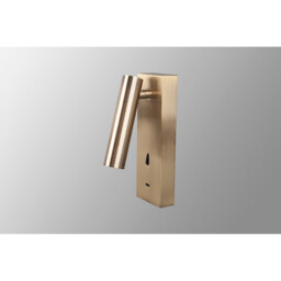 Tarifa III Switched Wall/Reading Light Adjustable With USB-C Socket, 3W LED, 3000K, 210lm, Switched, Antique Brass - thumbnail 2
