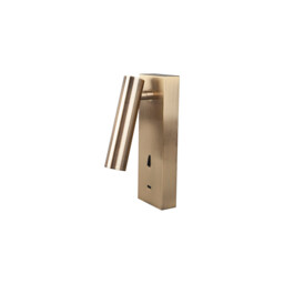 Tarifa III Switched Wall/Reading Light Adjustable With USB-C Socket, 3W LED, 3000K, 210lm, Switched, Antique Brass