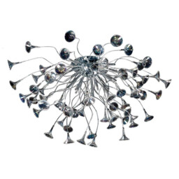Minisounds Semi Flush Light Chrome
