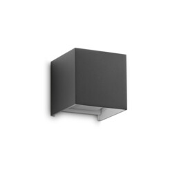 Atom 10cm Outdoor Up Down Wall Lamp Anthracite 2x LED 1200lm 4000K IP54