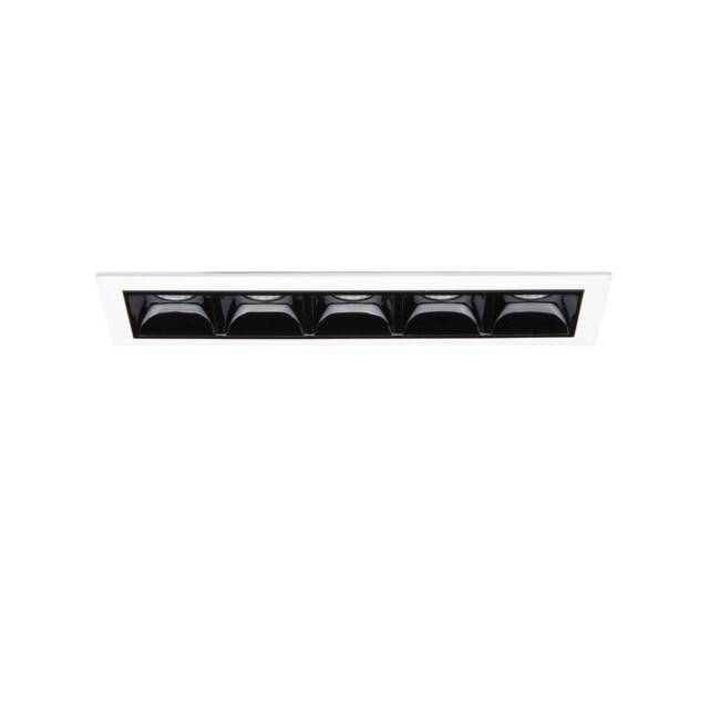 Lika LED 5 Light Recessed Spotlight White - image 1