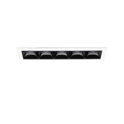 Lika LED 5 Light Recessed Spotlight White - thumbnail 1