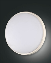 Olly LED Outdoor Surface Mounted Downlight White Glass, IP54 - thumbnail 1