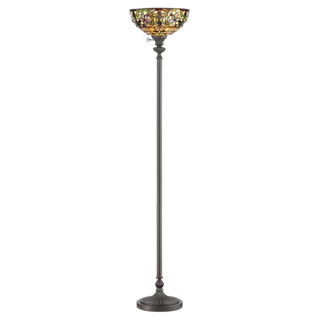 Kami 1 Light Floor Lamp Bronze, E27 - image 1