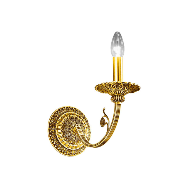 Pisani Candle Wall Lamp 24 Carat Gold - image 1