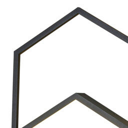 Kubick Ceiling/Wall Light, 24W LED, 3000K, 1630lm, Black, 3yrs Warranty - thumbnail 3