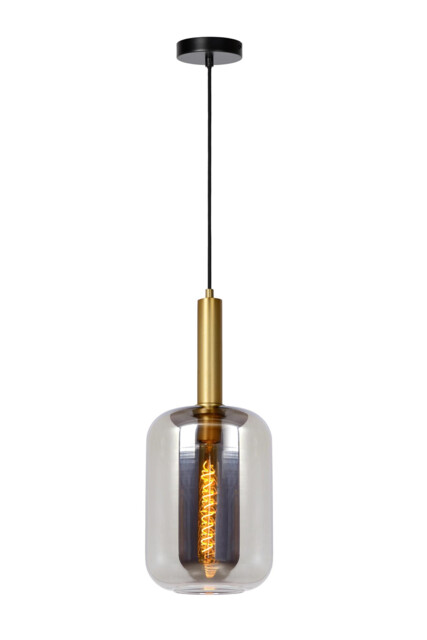 Joanet Modern Pendant Light - Ø 22cm - 1xE27 - Smoke Grey - image 1