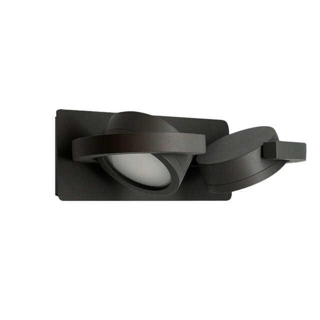 Iguazu Wall Lamp, Requires 2 x GX53, IP54, Anthracite, 2yrs Warranty - image 1