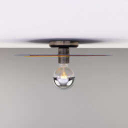 Neptune Ceiling Light, Antique Silver - thumbnail 5