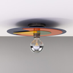 Neptune Ceiling Light, Antique Silver - thumbnail 2