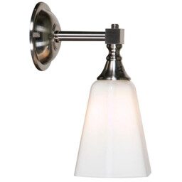 Classic Bathroom Wall Light Satin Nickel IP44