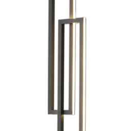 Mural Floor Lamp, 48W LED, 3000K, 3840lm, IP20, Matt Black, 3yrs Warranty - thumbnail 5