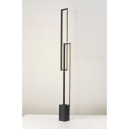 Mural Floor Lamp, 48W LED, 3000K, 3840lm, IP20, Matt Black, 3yrs Warranty - thumbnail 2