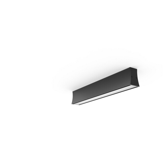 Hanok 40cm Linear Ceiling Light 110°, 14W LED, 3000K, 950lm, Black, 3yrs Warranty - image 1