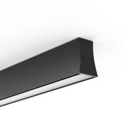Hanok 40cm Linear Ceiling Light 110°, 14W LED, 3000K, 950lm, Black, 3yrs Warranty - thumbnail 5