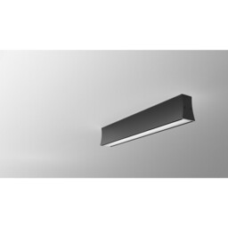 Hanok 40cm Linear Ceiling Light 110°, 14W LED, 3000K, 950lm, Black, 3yrs Warranty - thumbnail 2