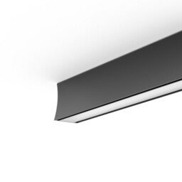 Hanok 40cm Linear Ceiling Light 110°, 14W LED, 3000K, 950lm, Black, 3yrs Warranty - thumbnail 3