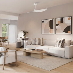 Ipanema 1m 32W Twin Blade Ceiling Fan (No Light), Remote Control, White, 5yrs Warranty - thumbnail 5