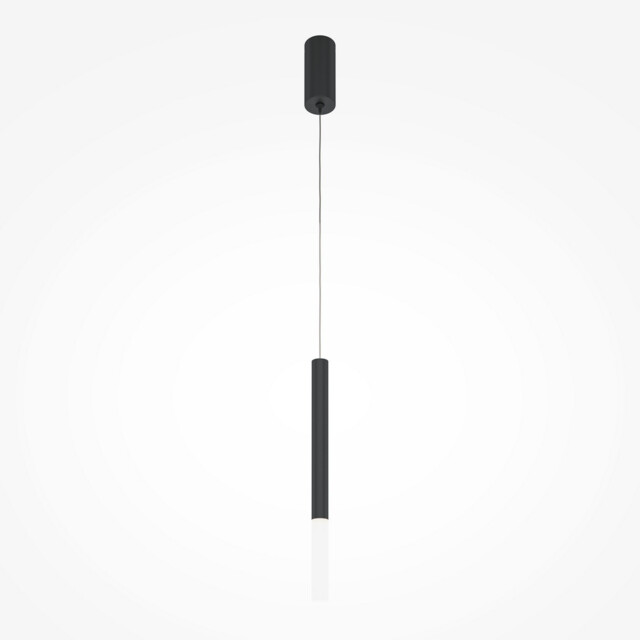 Pro Shade Modern Slim Pendant Ceiling Light Black 4000K 500lm Acrylic Shade - image 1
