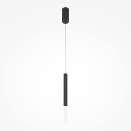 Pro Shade Modern Slim Pendant Ceiling Light Black 4000K 500lm Acrylic Shade - thumbnail 1
