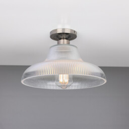 Mono 30cm Railway Flush Fitting, Antique Silver - thumbnail 1