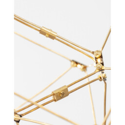 Nebula Integrated LED Pendant Ceiling Light Gold Metal LED 33.6W 2352Lm 3000K - thumbnail 5