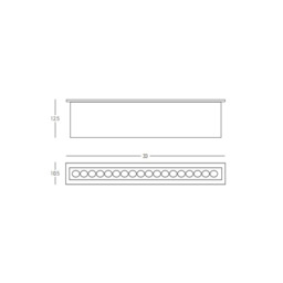 Zambelis 33cm Outdoor Recessed Ground Light Stainless Steel LED 3000K IP67 - thumbnail 5