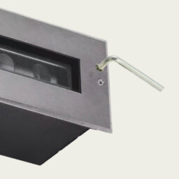 Zambelis 33cm Outdoor Recessed Ground Light Stainless Steel LED 3000K IP67 - thumbnail 3