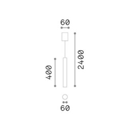 Look Slim Pendant Ceiling Light Alabaster 1x GU10 - thumbnail 2