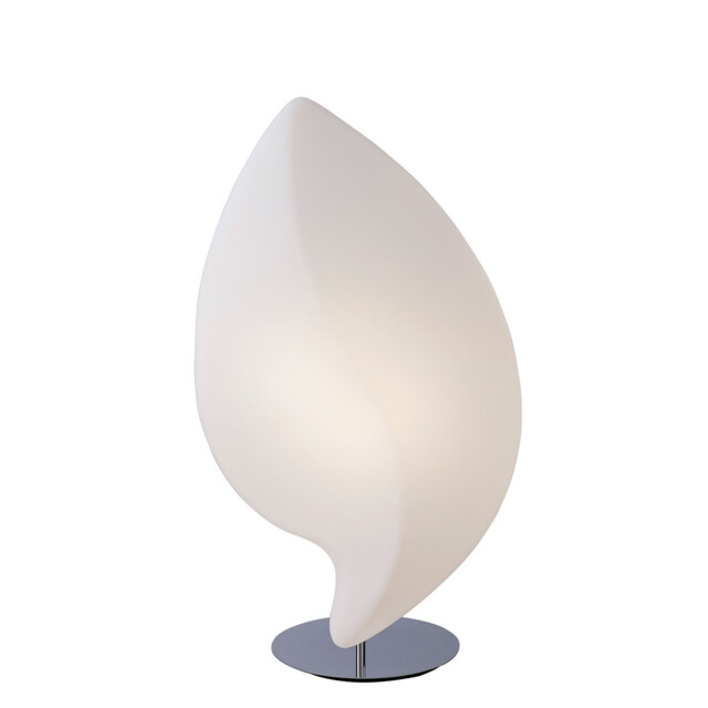 Natura Table Lamp 2 Light E27 Large Indoor, Polished Chrome/Opal White - image 1