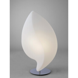 Natura Table Lamp 2 Light E27 Large Indoor, Polished Chrome/Opal White - thumbnail 2