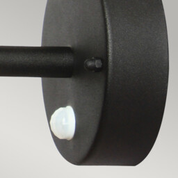 Helsingor 1 Light Outdoor Coastal Wall Lantern Light Black with PIR Motion Sensor IP44, E27 - thumbnail 5