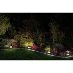 Kian Set of 6 LED Solar Outdoor Spike Steel-Blank Dawn to Dusk Sensor 2500-3200K IP44 - thumbnail 2