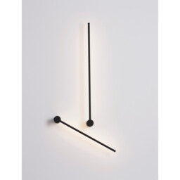 Synthesi Integrated LED Wall Lamp Sandy Black Aluminium LED 25W 230V 1920.8Lm 3000K - thumbnail 3