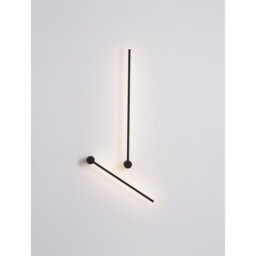Synthesi Integrated LED Wall Lamp Sandy Black Aluminium LED 25W 230V 1920.8Lm 3000K - thumbnail 2