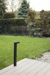 Balic Black LED Bollard Lamp IP65 - thumbnail 2