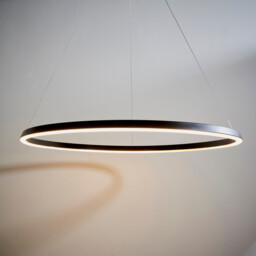 Staten Integrated Led Pendant Light Matt Black, White Silicone - thumbnail 2