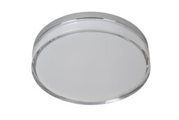 Plano Flush ceiling light Outdoor Ø28cm LED Dim. CCT 1x16W 2700K/4000K IP44 - Opal - thumbnail 2