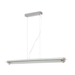 Tube Pendant 26W LED 4000K Polished Chrome/ Sand Diamond, 2000lm, 3yrs Warranty