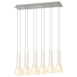 Vase Straight Bar Pendant Ceiling Light Stainless Steel