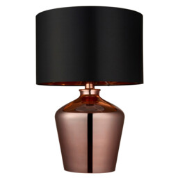 Waldorf Table Lamp Copper Glass, E27 - thumbnail 5