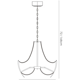 Zest Pendant Round 18 Light G4 Polished Chrome/Crystal, NOT LED/CFL Compatible - thumbnail 5