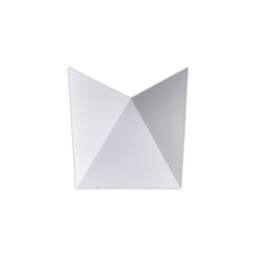 Triax Flush Wall Lamp, 8W LED, 3000K, 750lm, IP54, Sand White