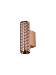 Madrid 2 Light Wall Lamp GU10, Rose Gold, Acrylic Rings - thumbnail 5