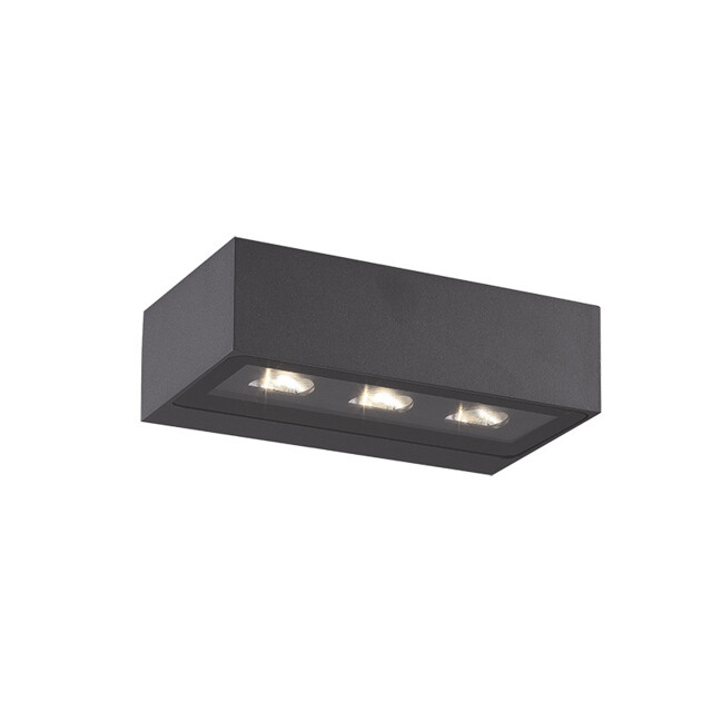 Zambelis Outdoor Wall Down Lamp Graphite LED 3000K IP54 - image 1