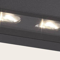 Zambelis Outdoor Wall Down Lamp Graphite LED 3000K IP54 - thumbnail 2
